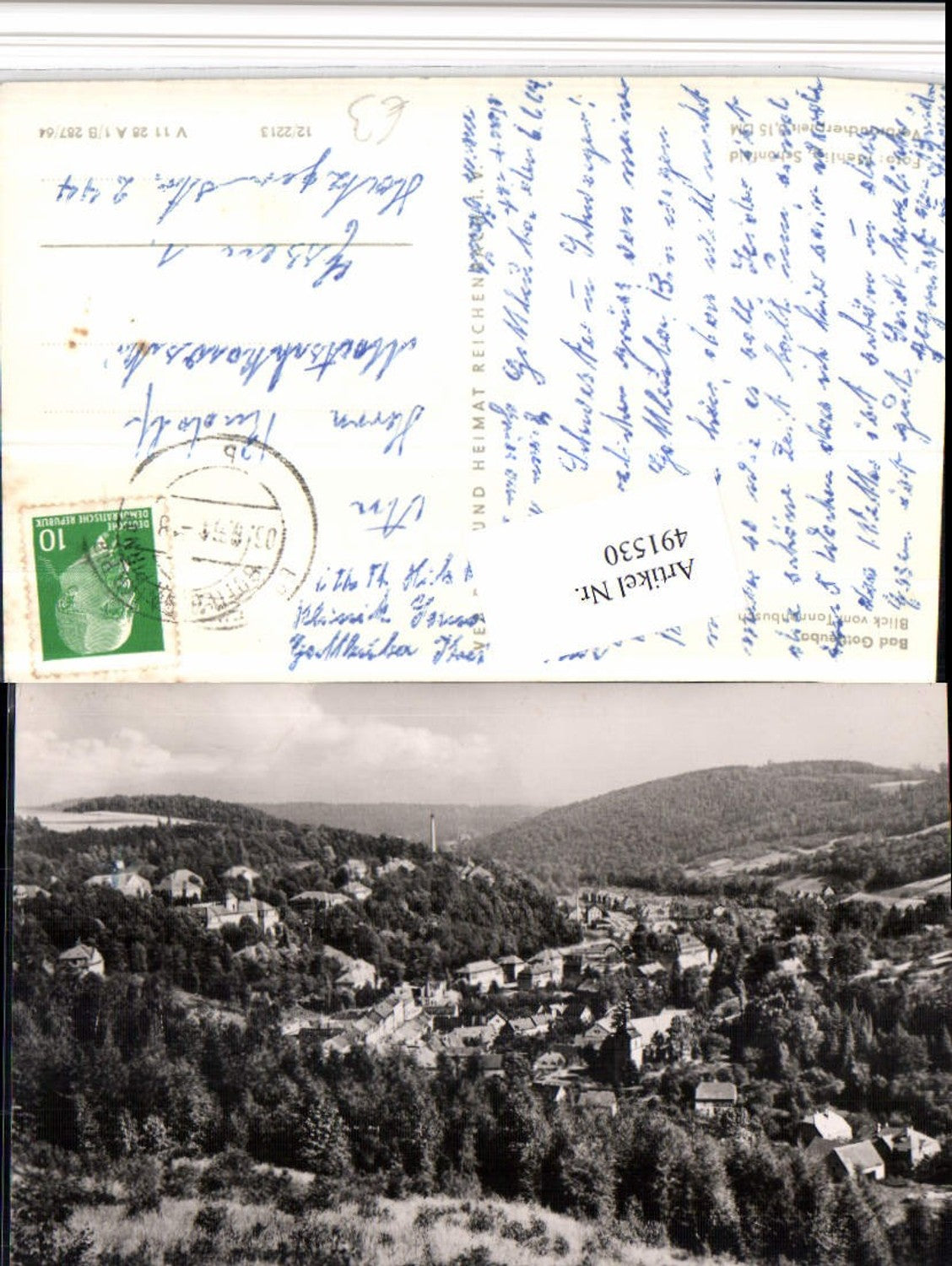 491530,Bad Gottleuba Totale vom Tannenbusch