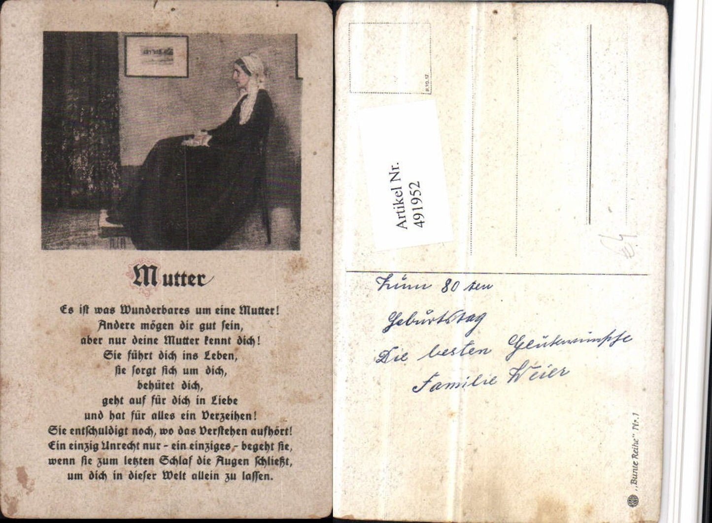 Alte Ansichtskarte – Old Postcard