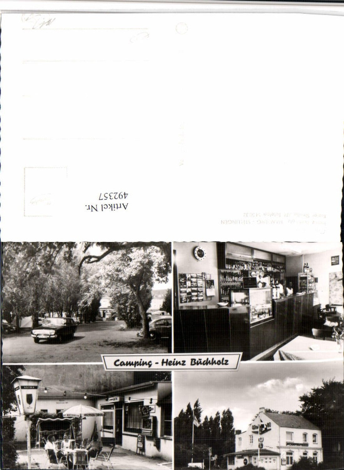 492357,Hamburg Stellingen Camping Heinz Buchholz Mehrbildkarte