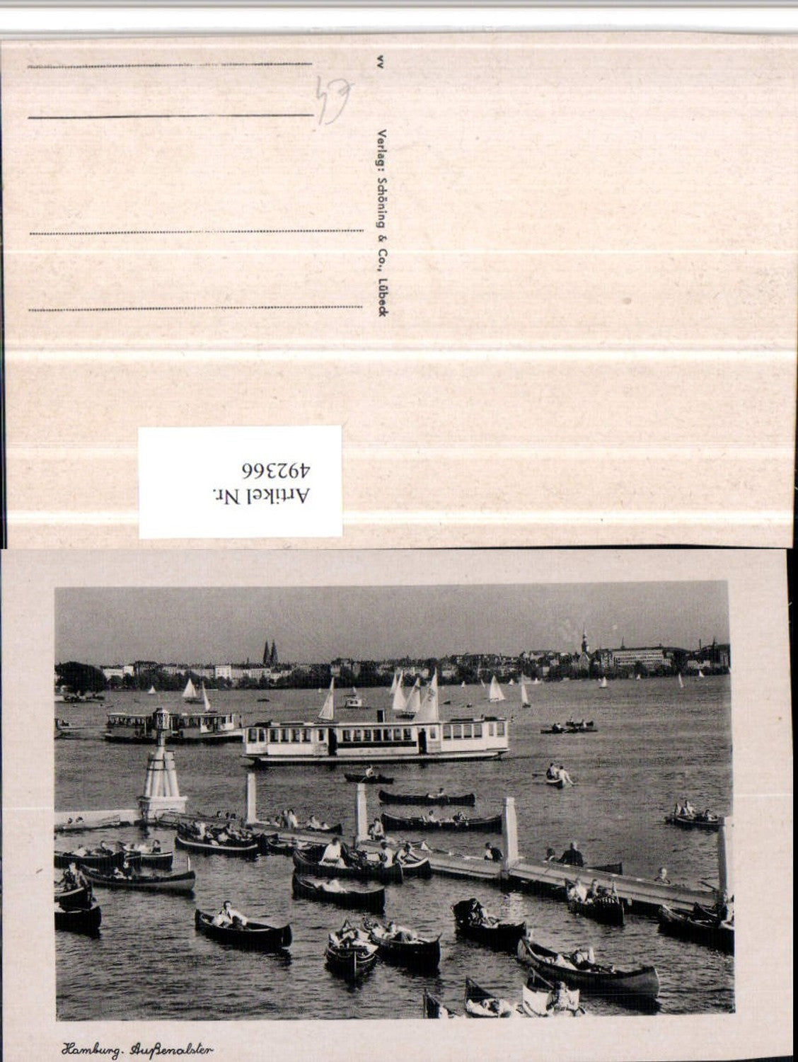 492366,Hamburg Außenalster Ruderboot Boote