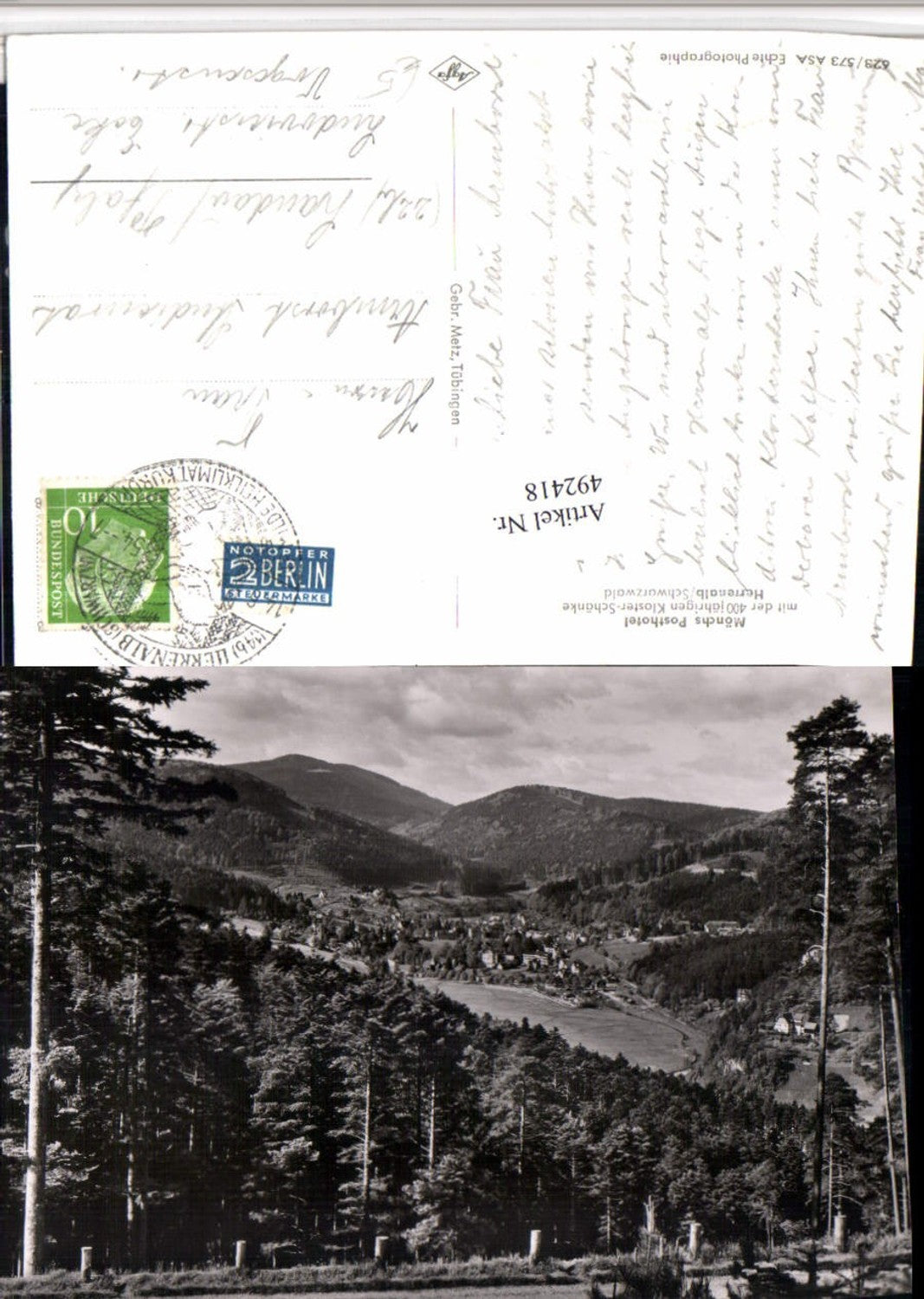492418, Herrenalb in the Black Forest, Total