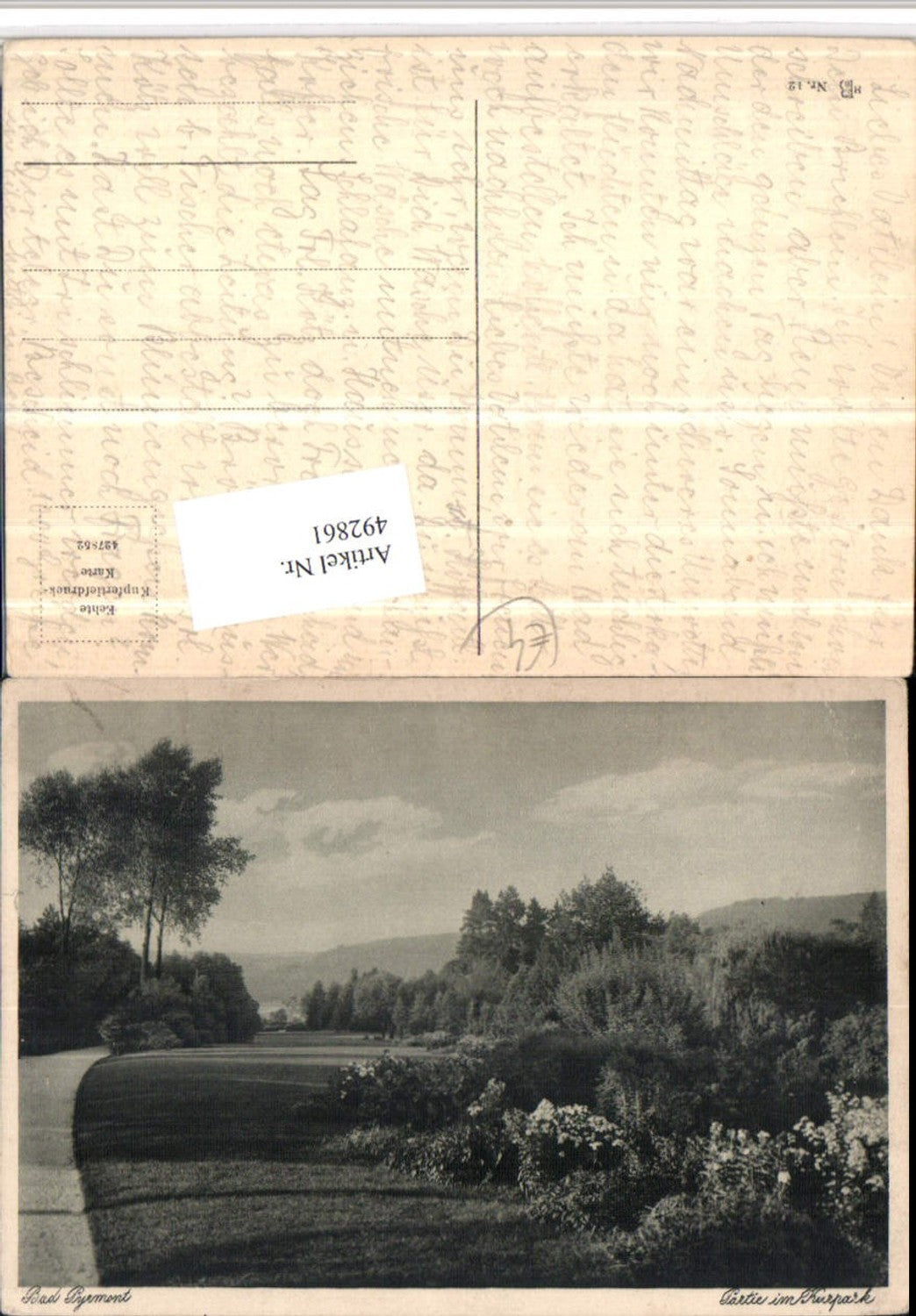 492861,Bad Pyrmont Partie im Kurpark