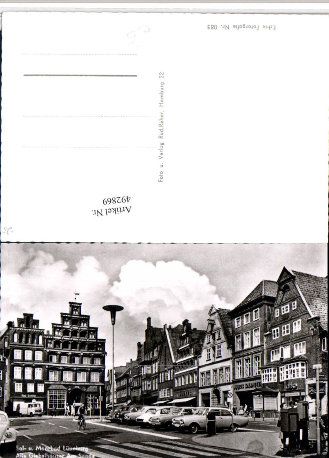 492869,Lüneburg Alte Giebelhäuser am Sande Autos