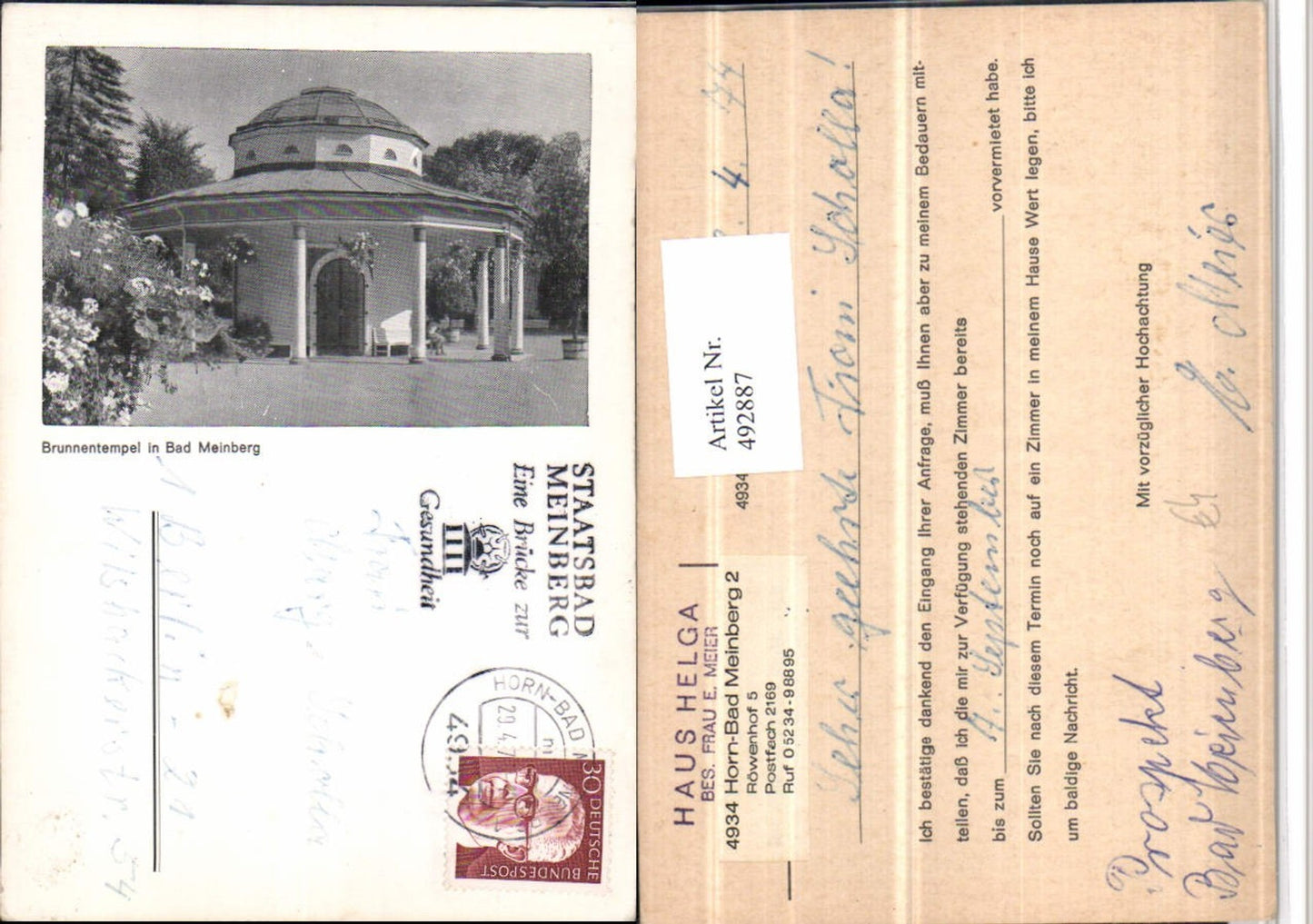 492887,Bad Meinberg Brunnentempel Tempel