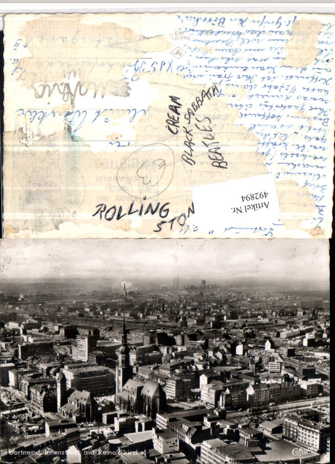 492894,Dortmund Innenstadt m. Reinoldikirche Kirche