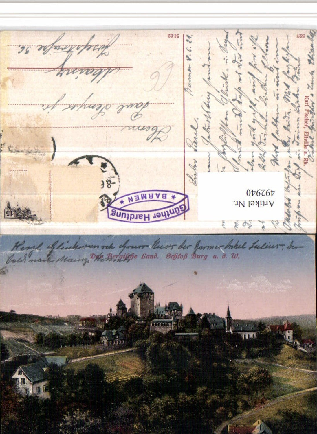 492940,Schloss Burg an d. Wupper b. Solingen