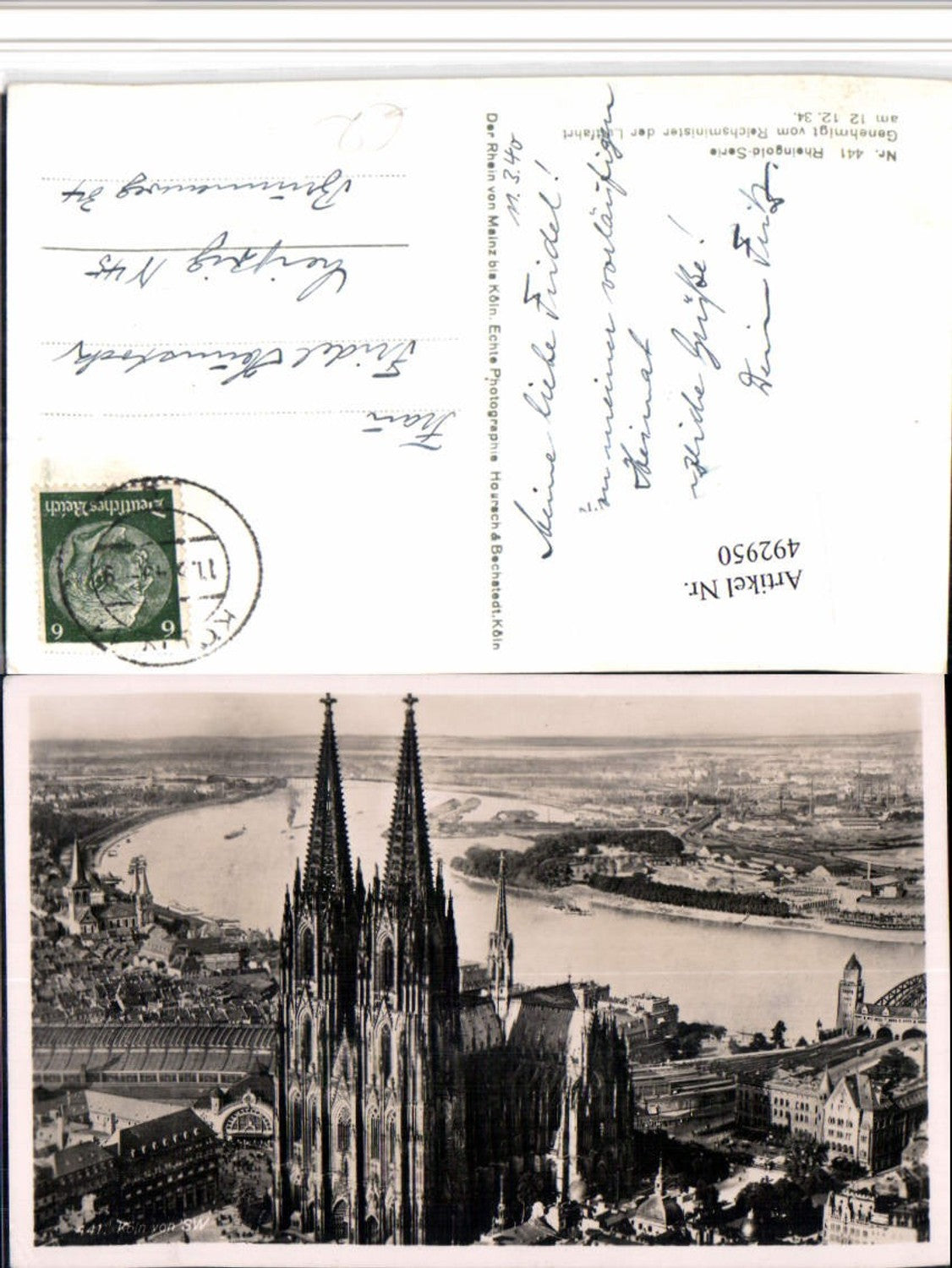 492950,Köln am Rhein Teilansicht Kirche