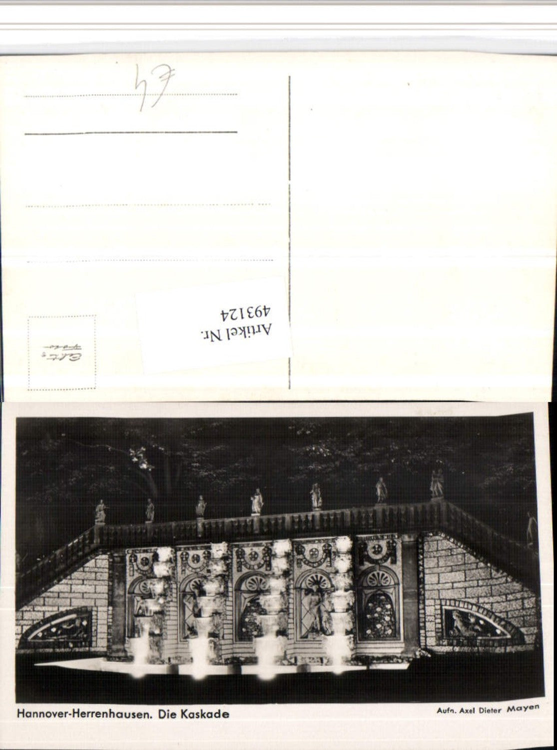 493124,Hannover Herrenhausen Kaskade