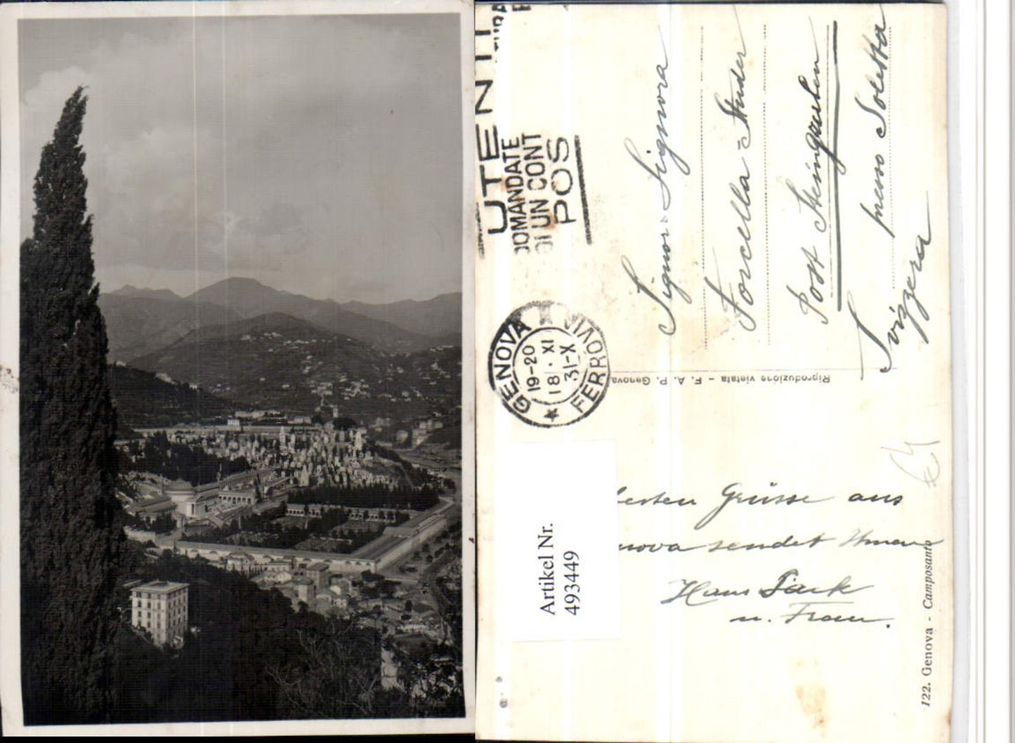 Alte Ansichtskarte – Old Postcard