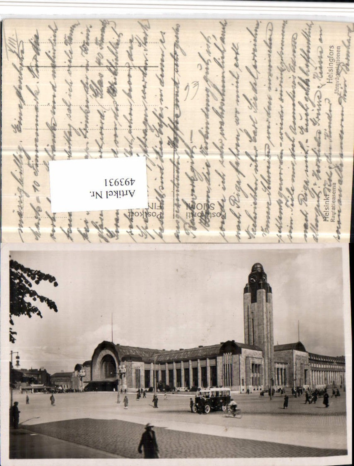 493931,Finland Helsinki Rautatieasema Bahnhof