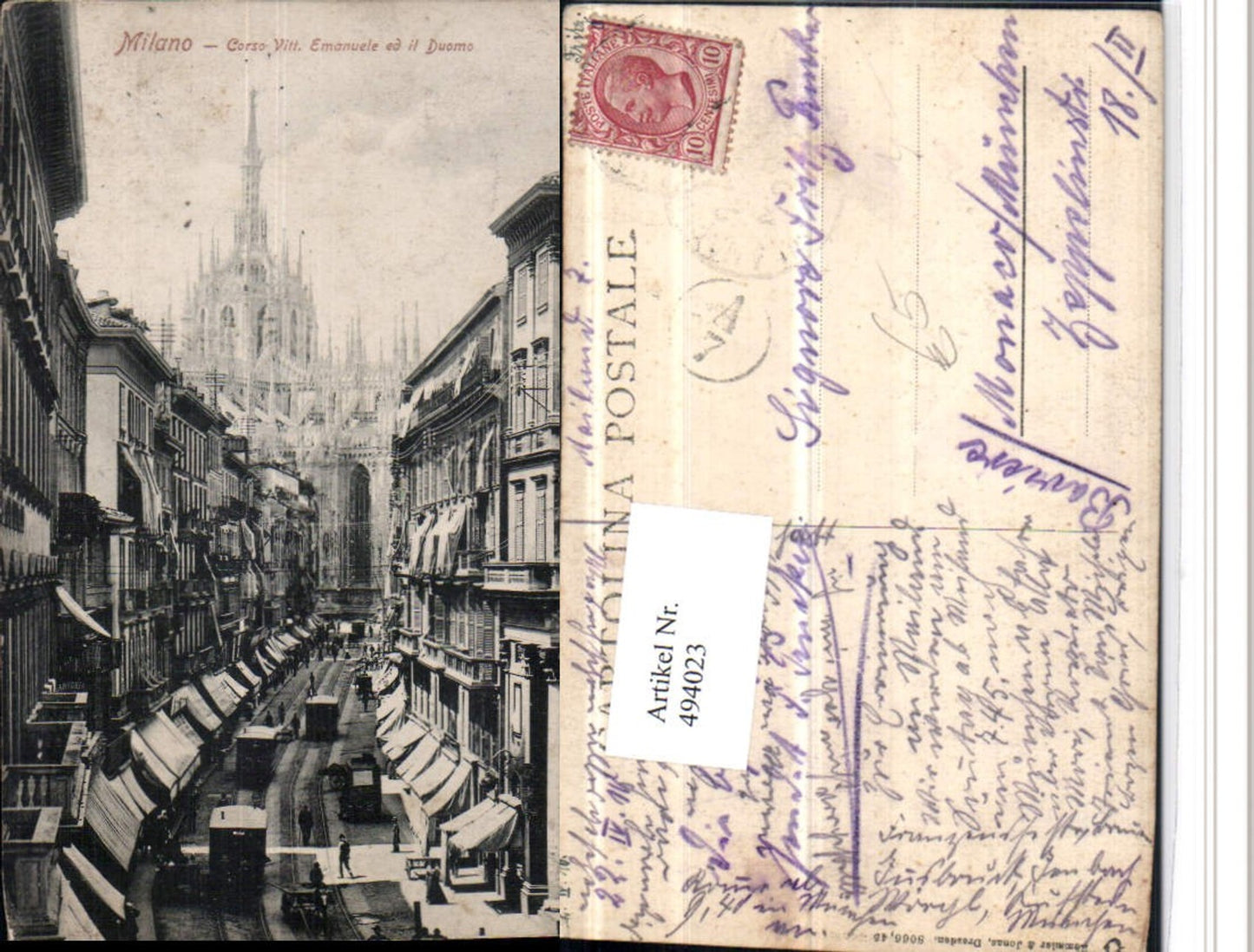 Alte Ansichtskarte – Old Postcard