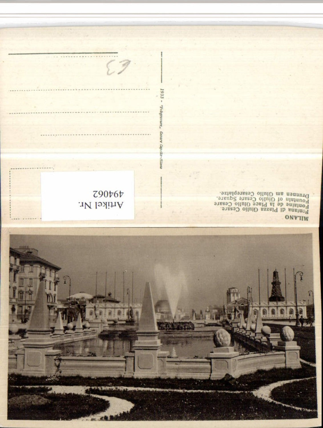 Alte Ansichtskarte – Old Postcard