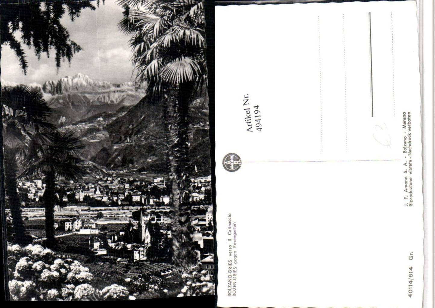 Alte Ansichtskarte – Old Postcard