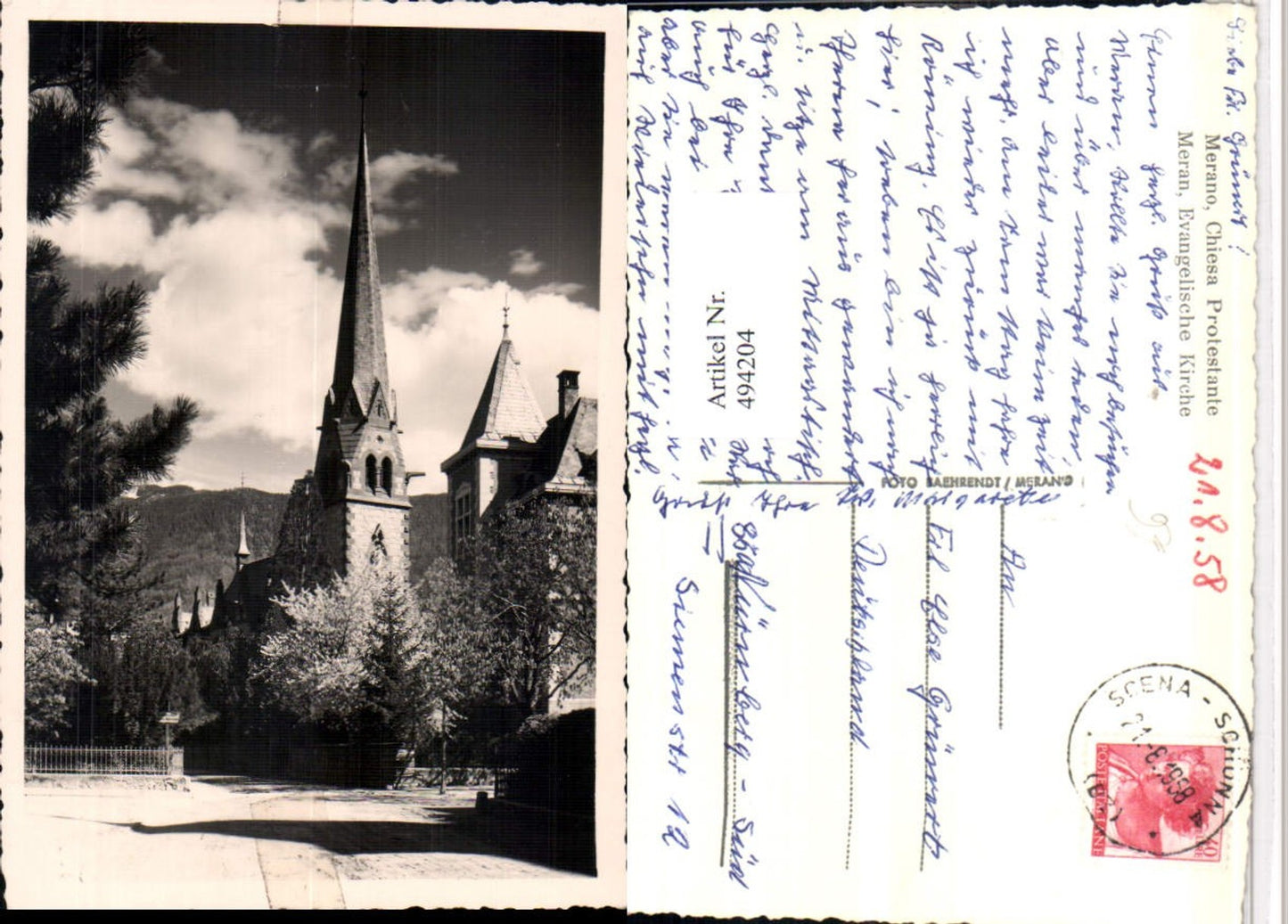 Alte Ansichtskarte – Old Postcard