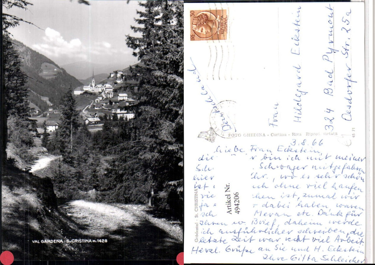 Alte Ansichtskarte – Old Postcard