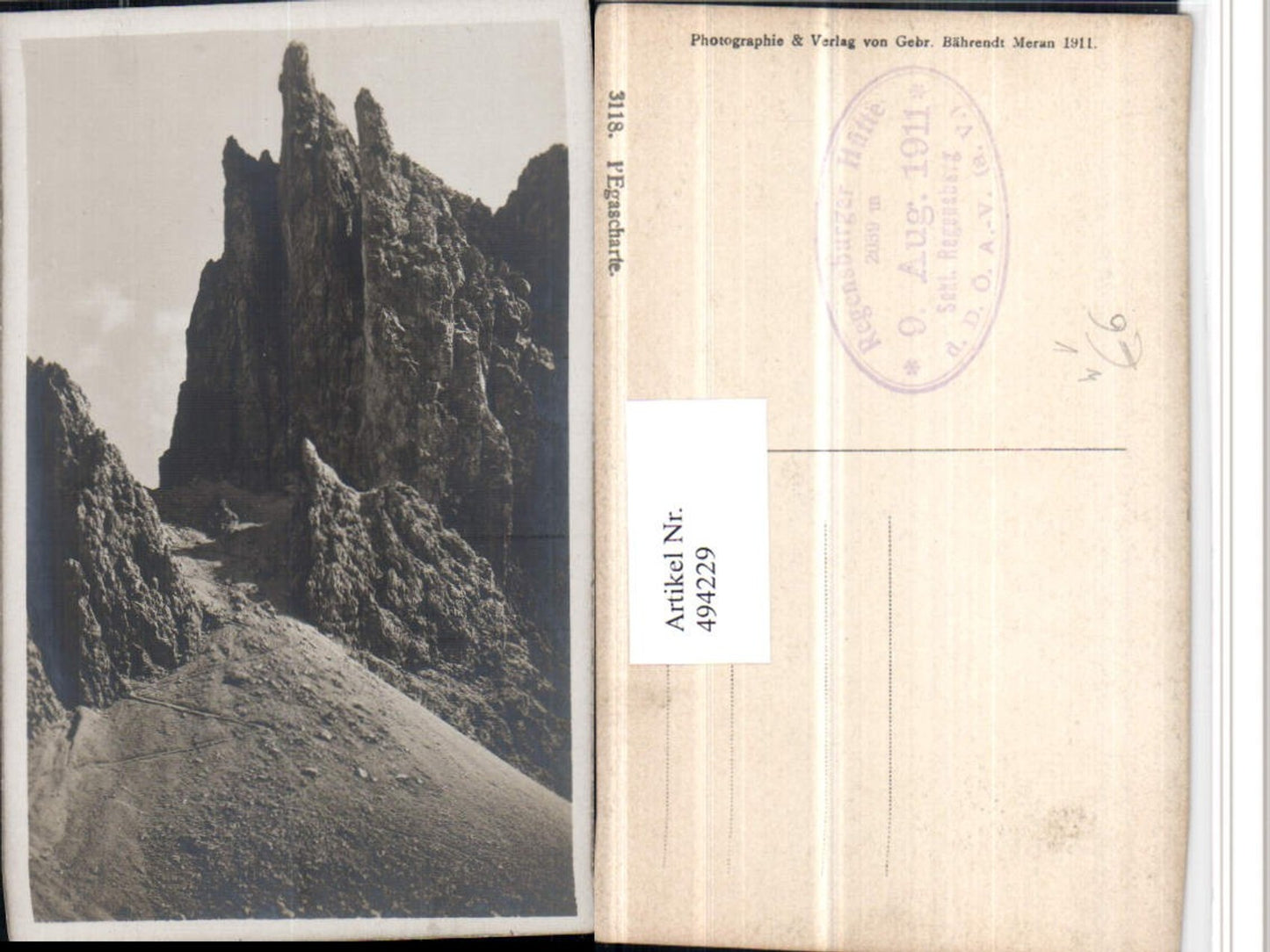 Alte Ansichtskarte – Old Postcard