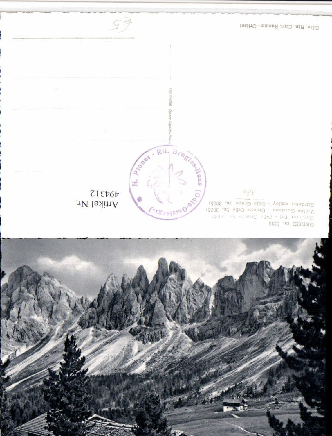 Alte Ansichtskarte – Old Postcard