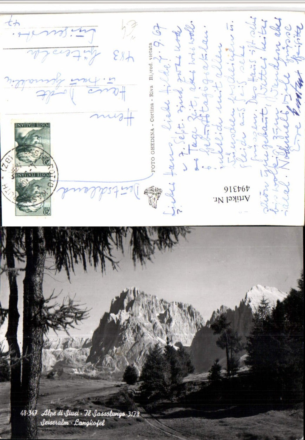 Alte Ansichtskarte – Old Postcard