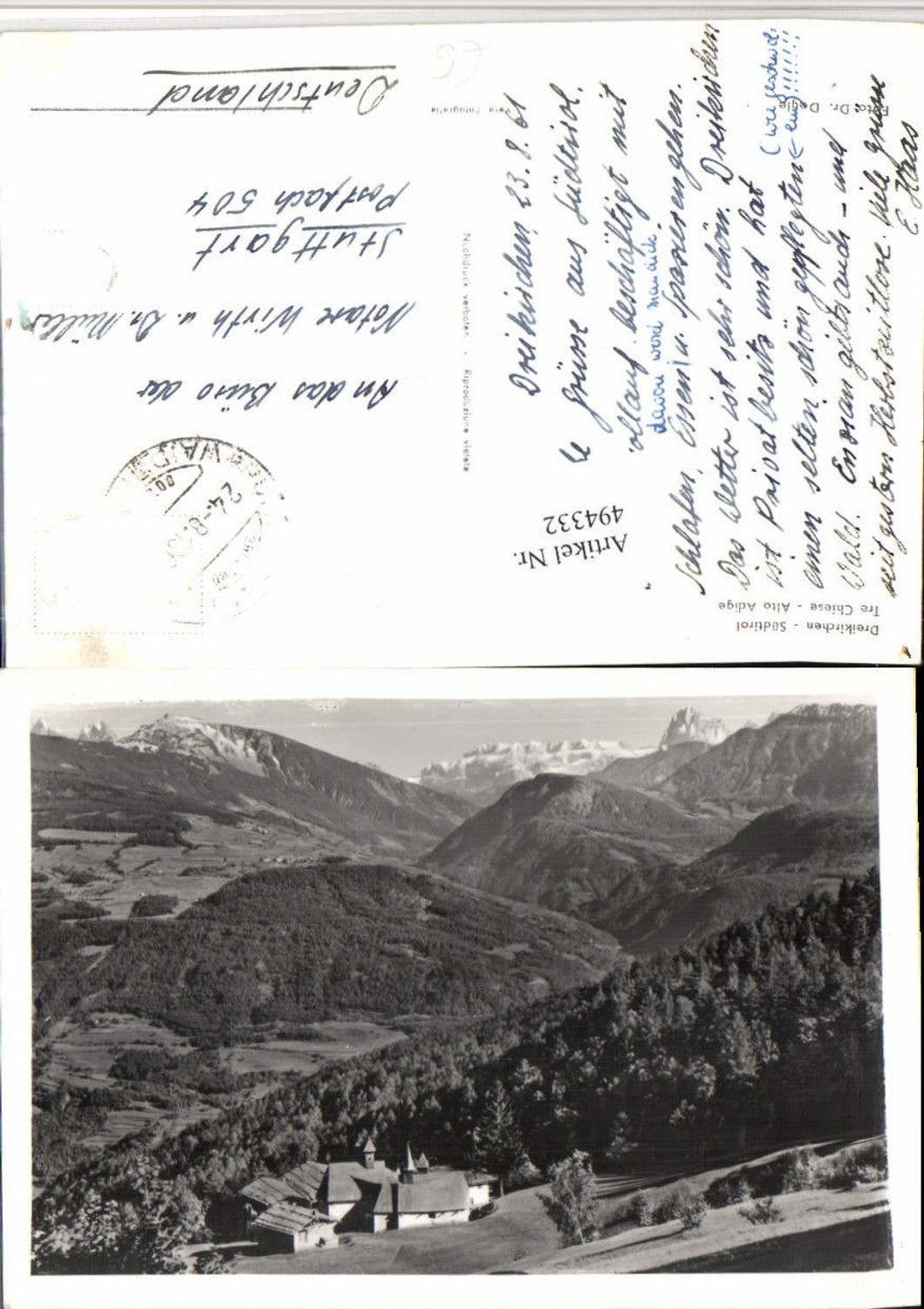 Alte Ansichtskarte – Old Postcard