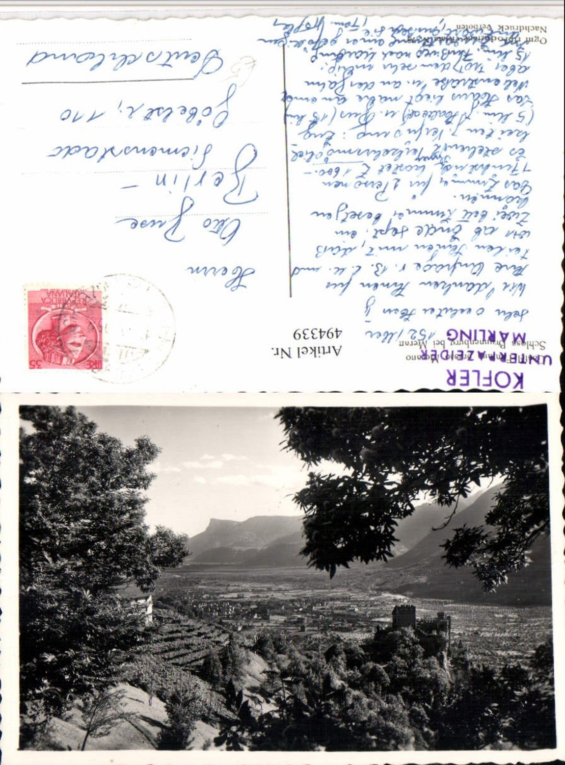 Alte Ansichtskarte – Old Postcard