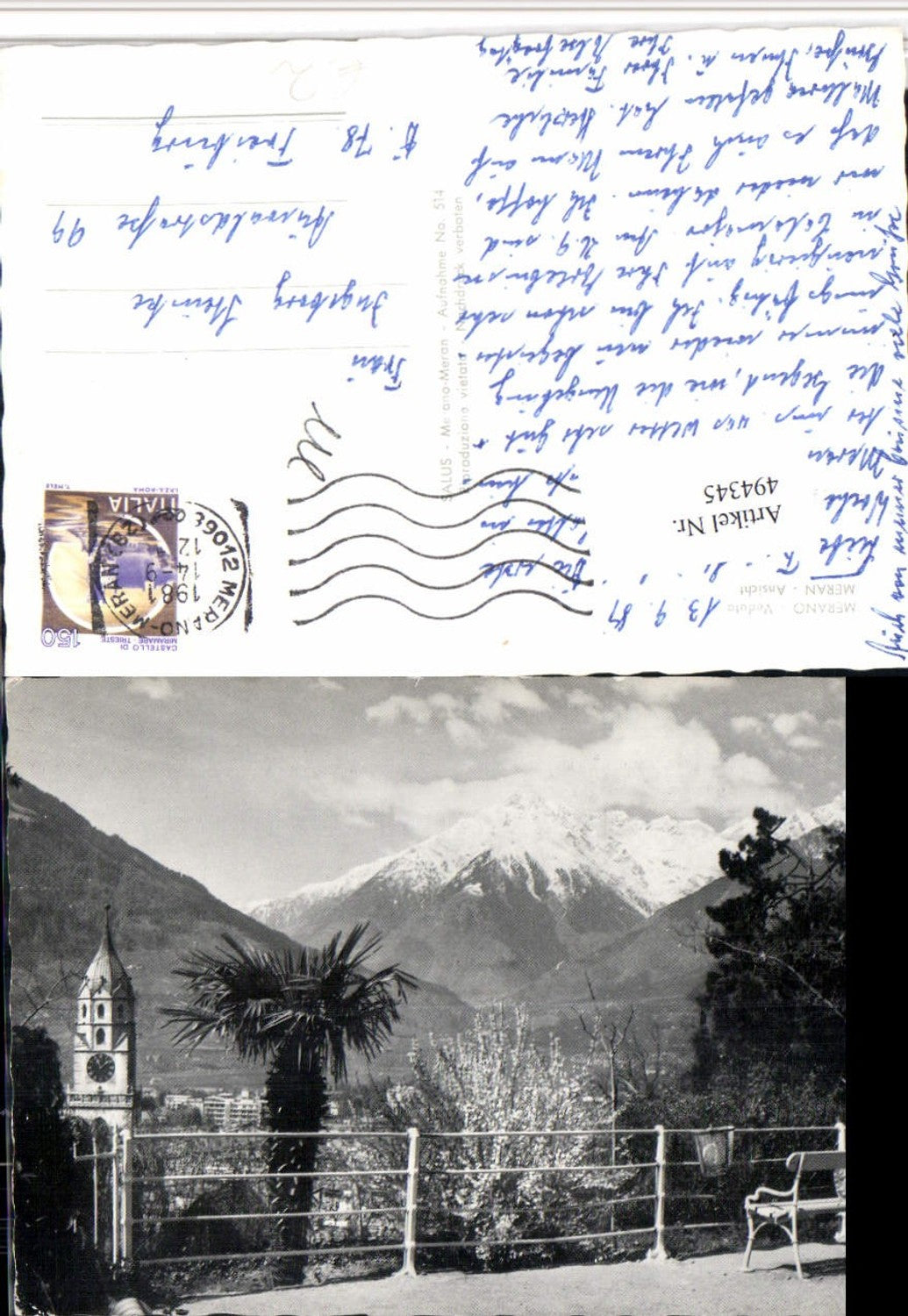 Alte Ansichtskarte – Old Postcard