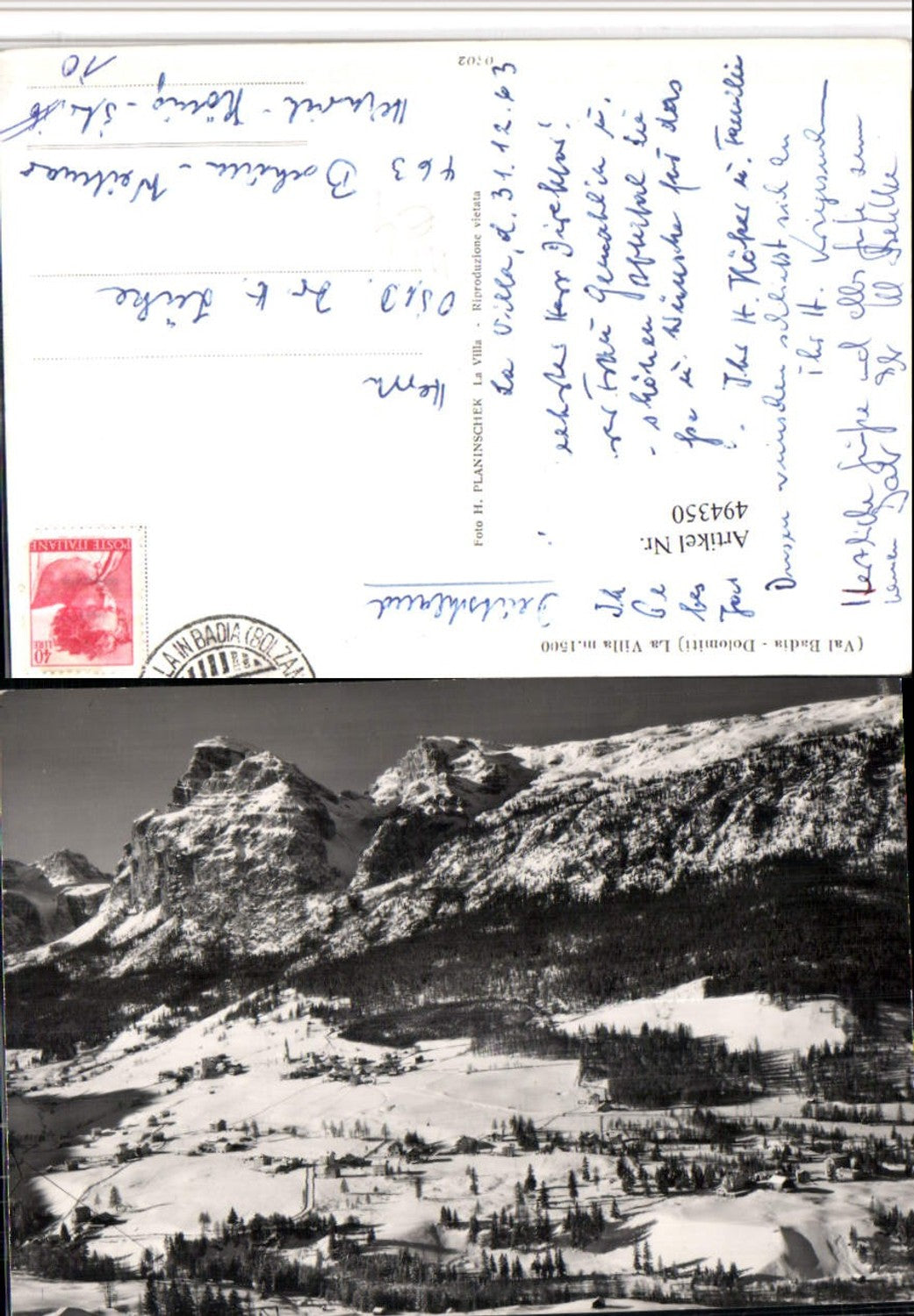 Alte Ansichtskarte – Old Postcard