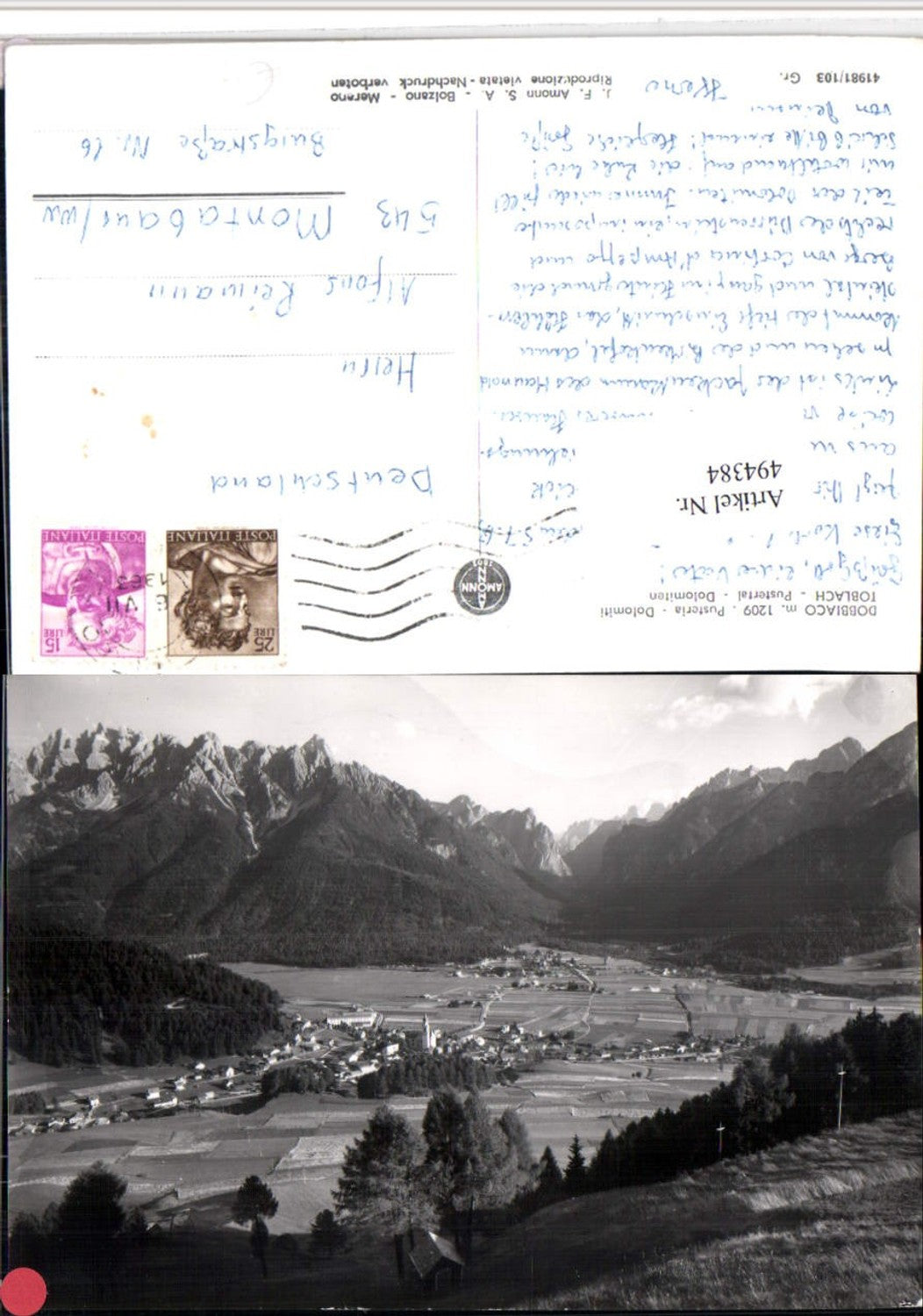 Alte Ansichtskarte – Old Postcard