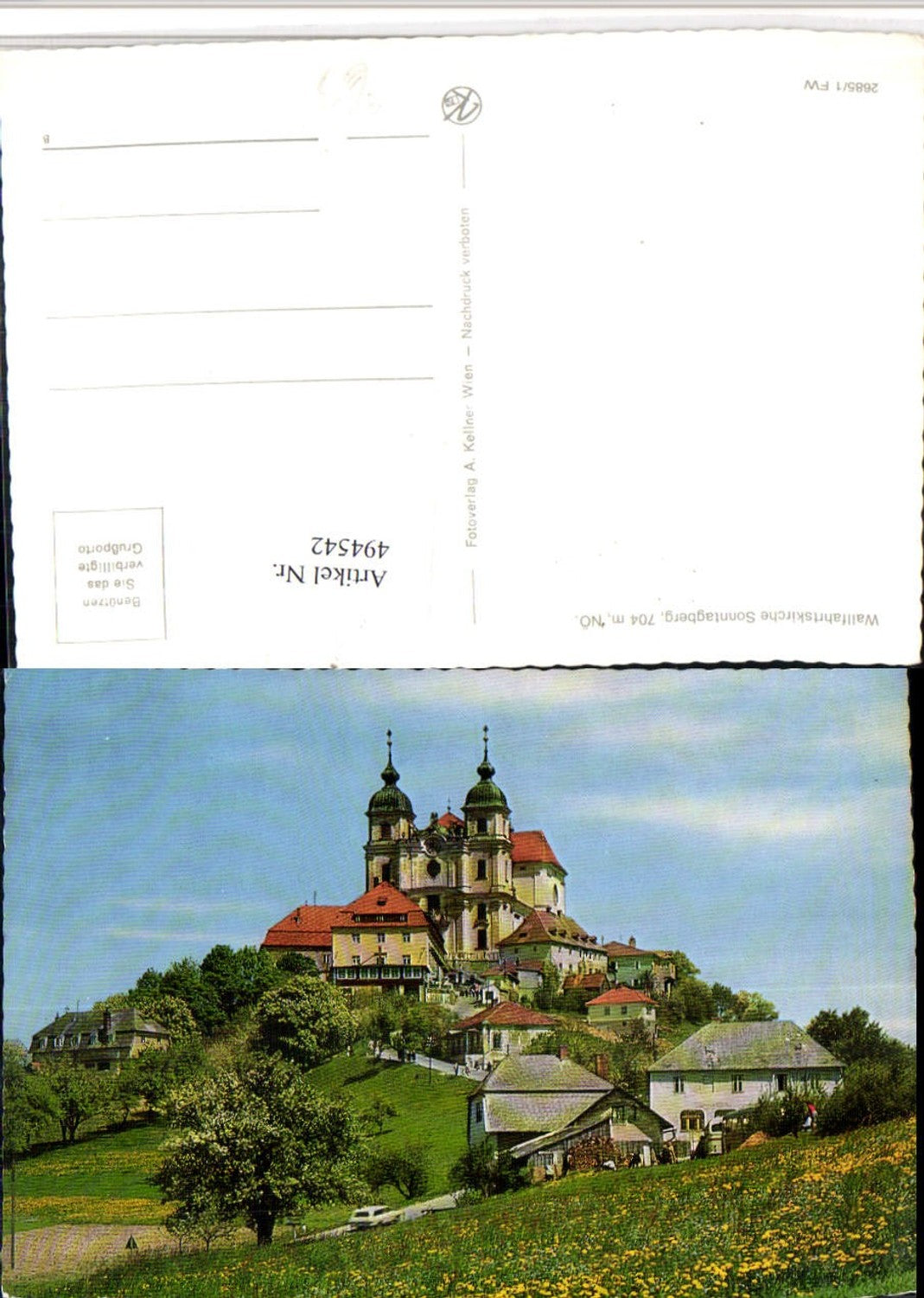 494542,Wallfahrtskirche Basilika Sonntagberg b. Rosenau