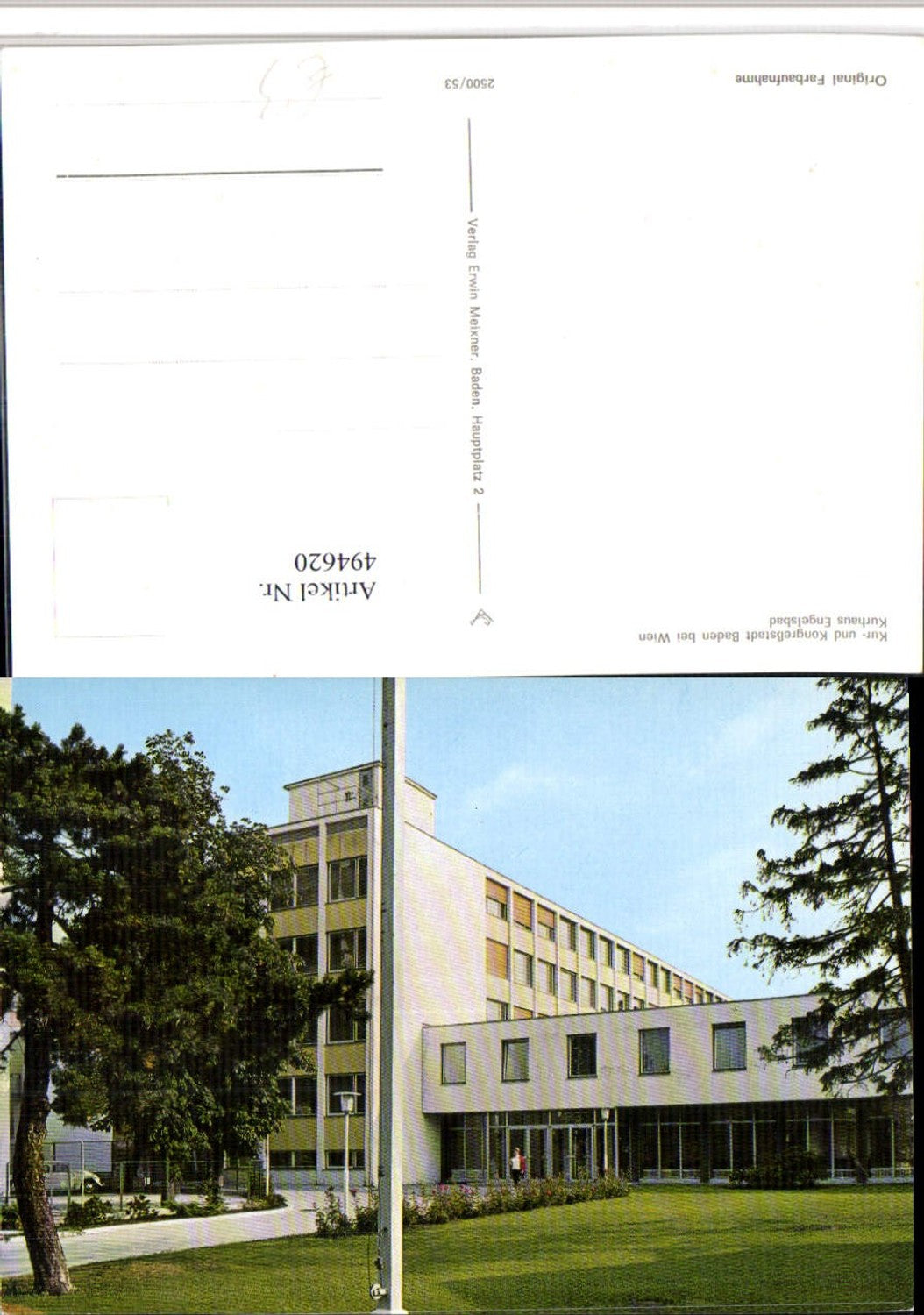 494620,Baden b. Wien Kurhaus Engelsbad