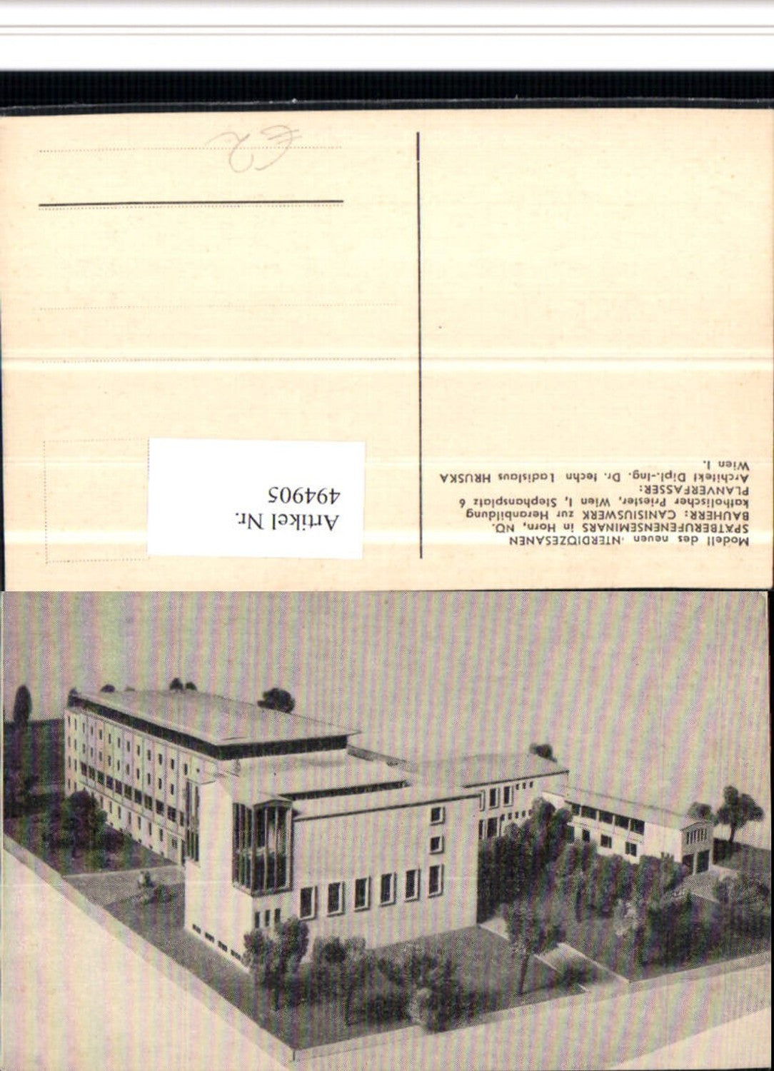 4947905,Horn Modell Interdiözesanen Spätberufenenseminar