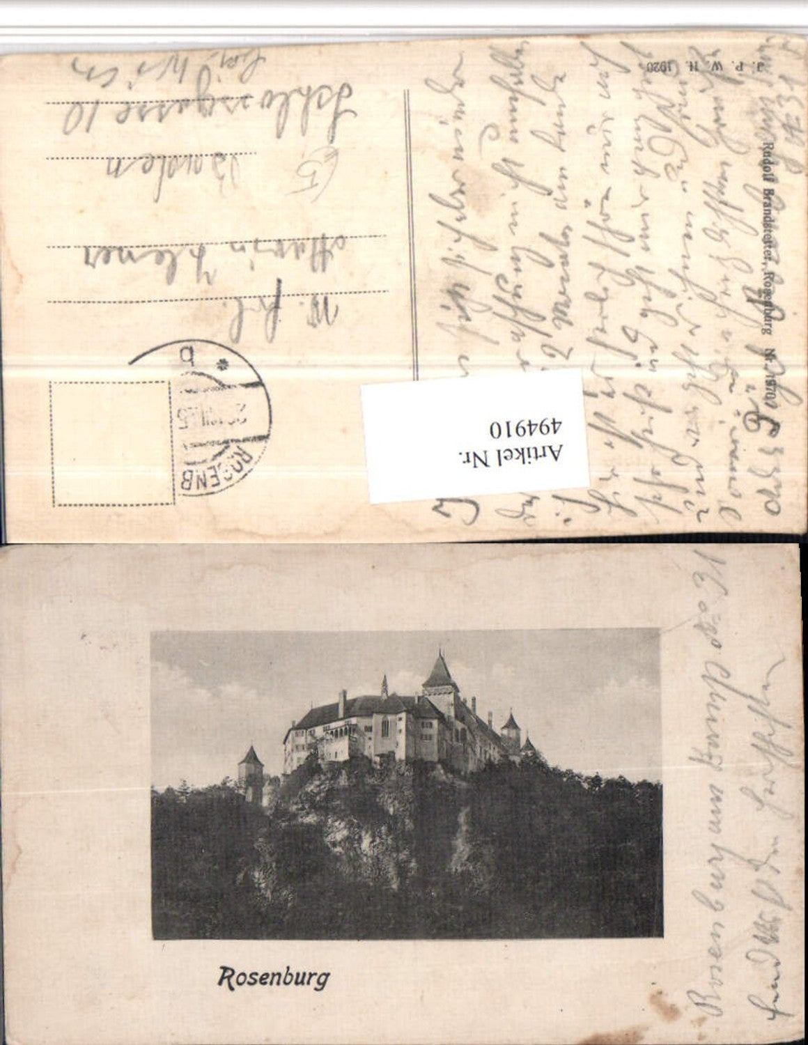 4947910,Rosenburg am Kamp Schloss