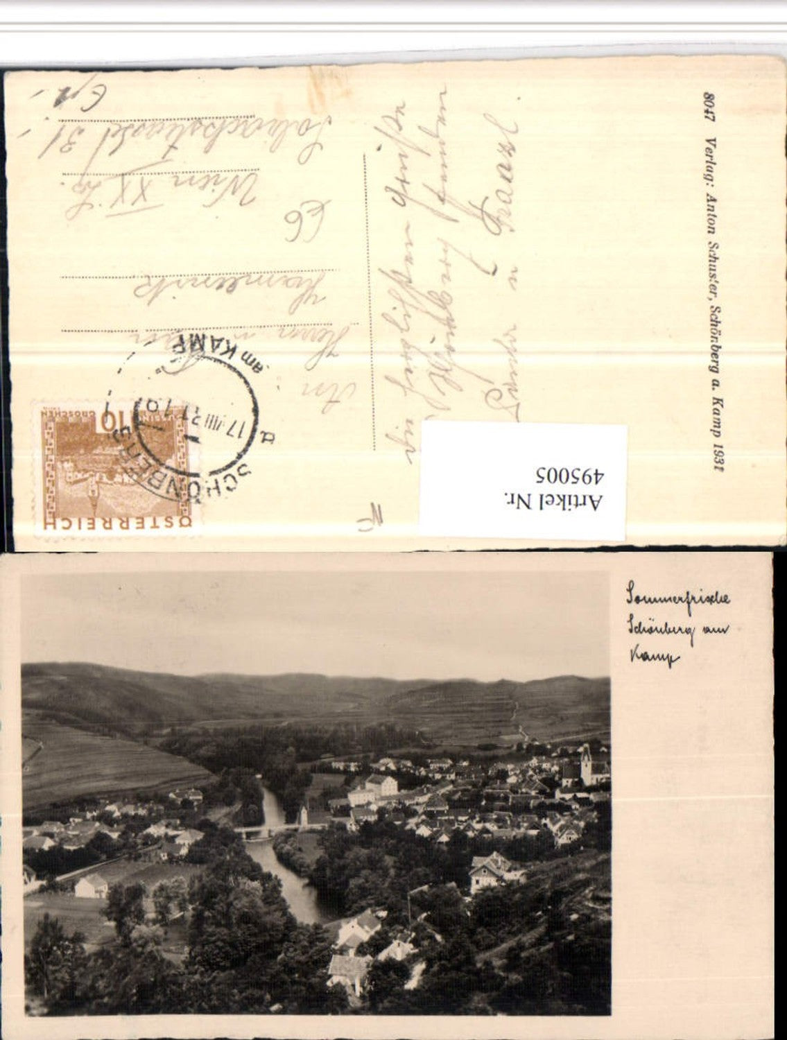 4948005,Schönberg am Kamp Totale