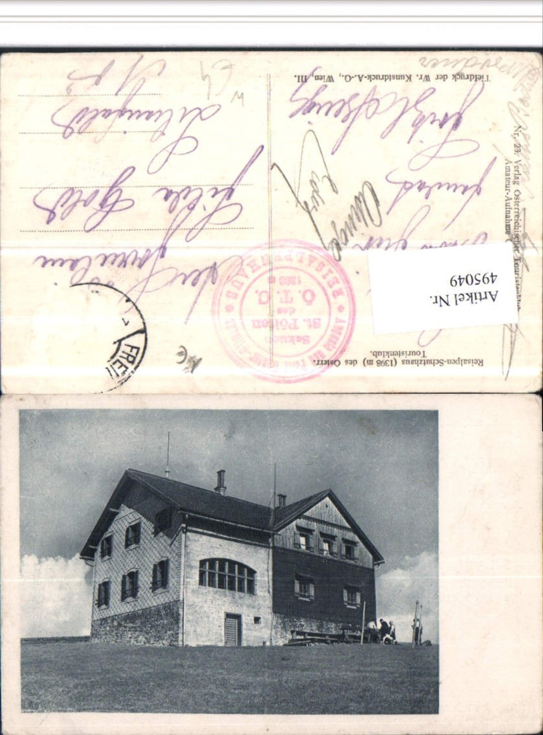 4948049,Reisalpen-Schutzhaus Berghütte b. Kleinzell