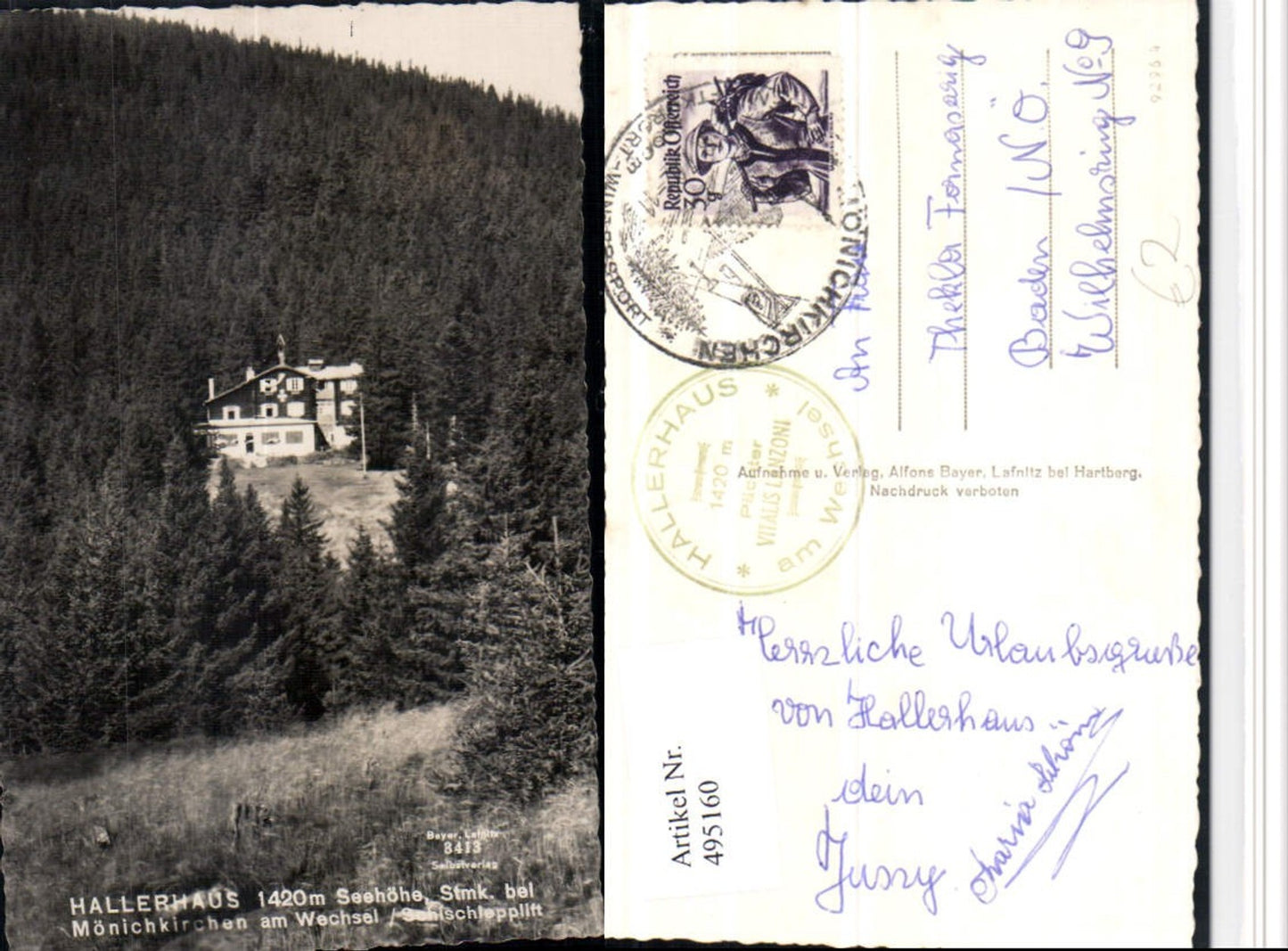 495160,Hallerhaus b. Mönichkirchen am Wechsel