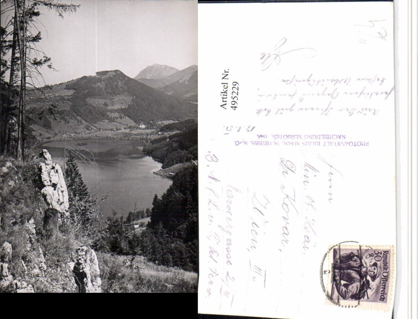 495229,Lunzersee See b. Lunz Bergkulisse