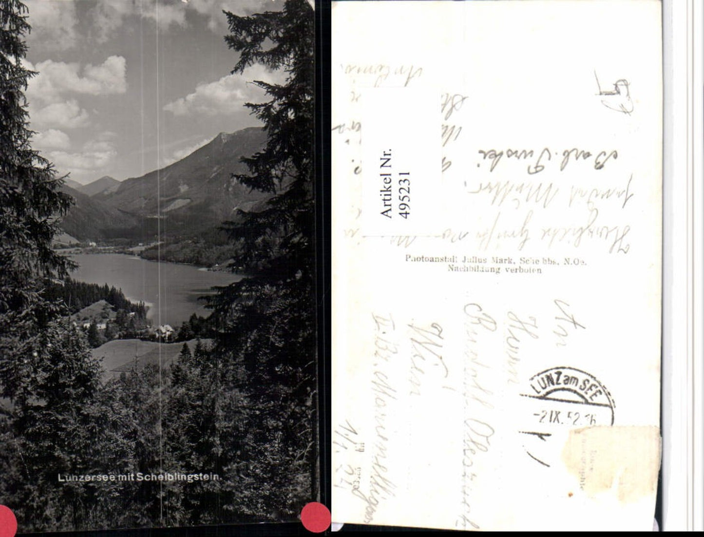 495231,Lunzersee See b. Lunz m. Scheiblingstein