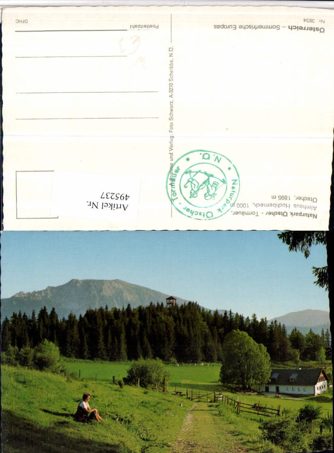 495237,Almhaus Hochberneck b. St. Anton an der Jeßnitz geg. Ötscher