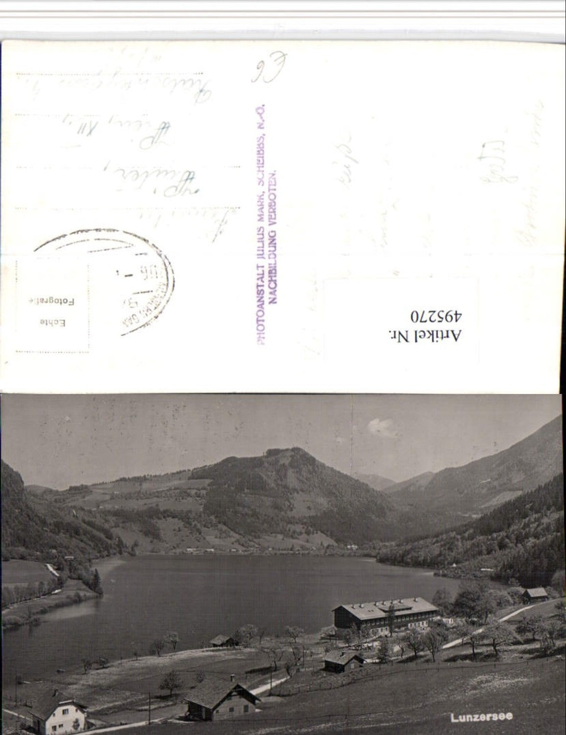 495270,Lunzersee See b. Lunz Bergkulisse