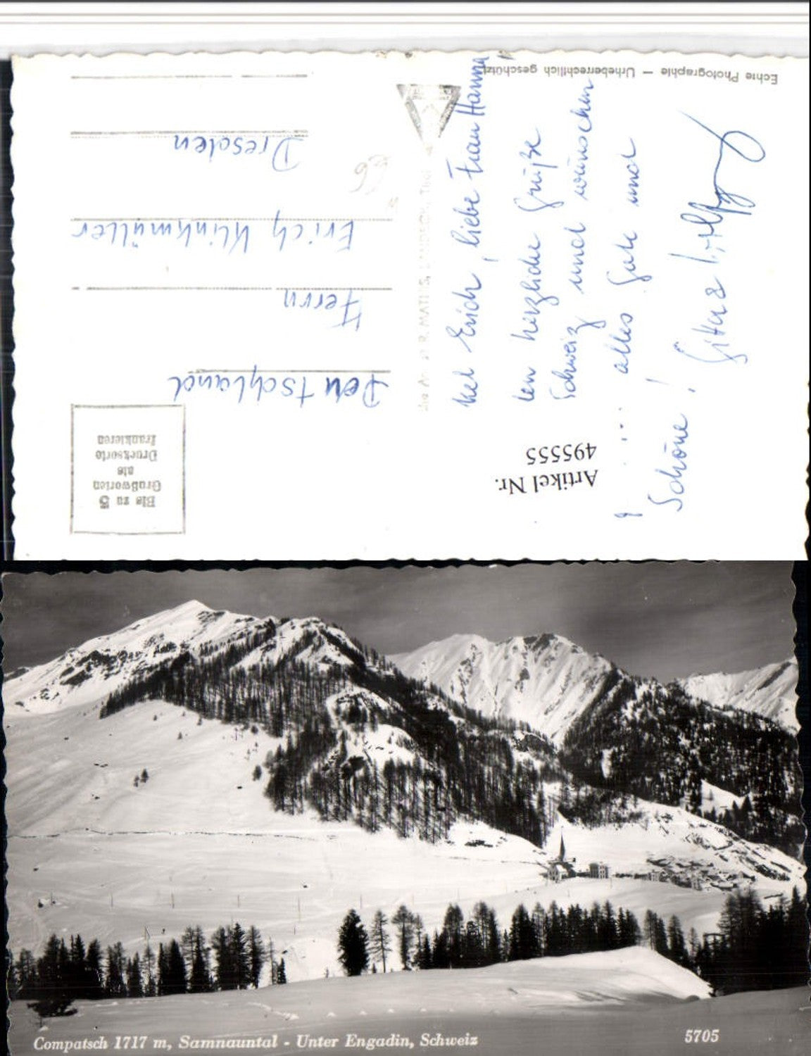 Alte Ansichtskarte – Old Postcard