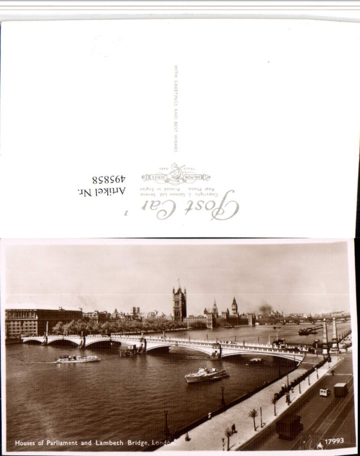 Alte Ansichtskarte – Old Postcard