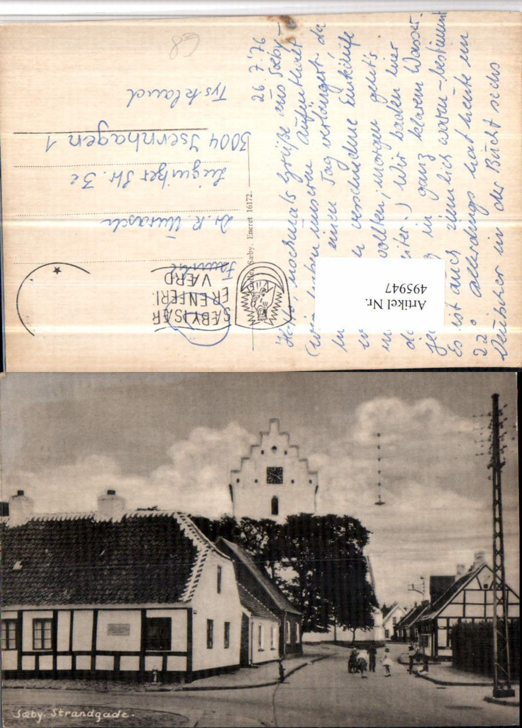 495947, Denkmark Saeby Strandgade street view