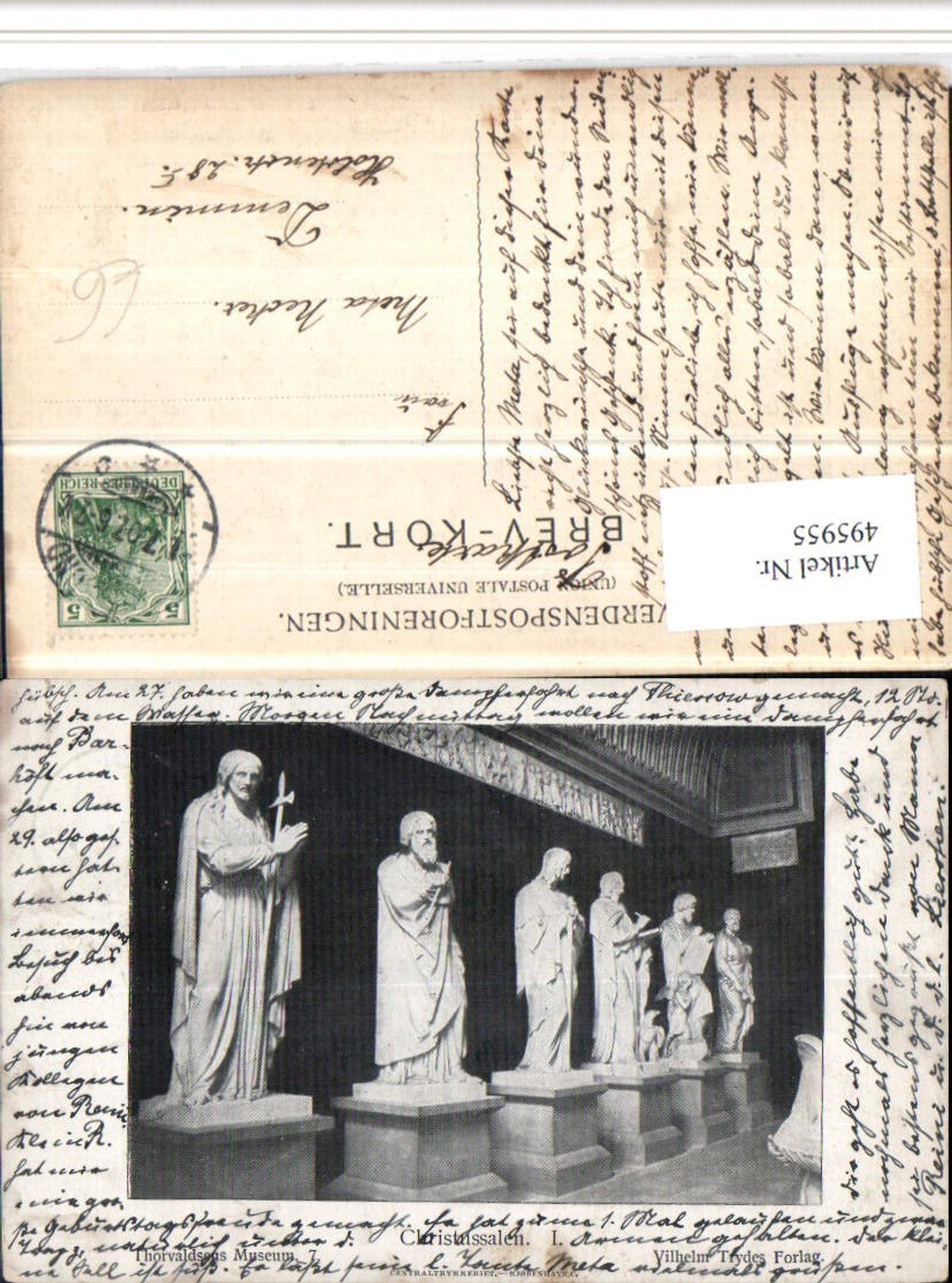 495955,Denkmark Kobenhavn Copenhagen Thorvaldsens Museum Christussalen