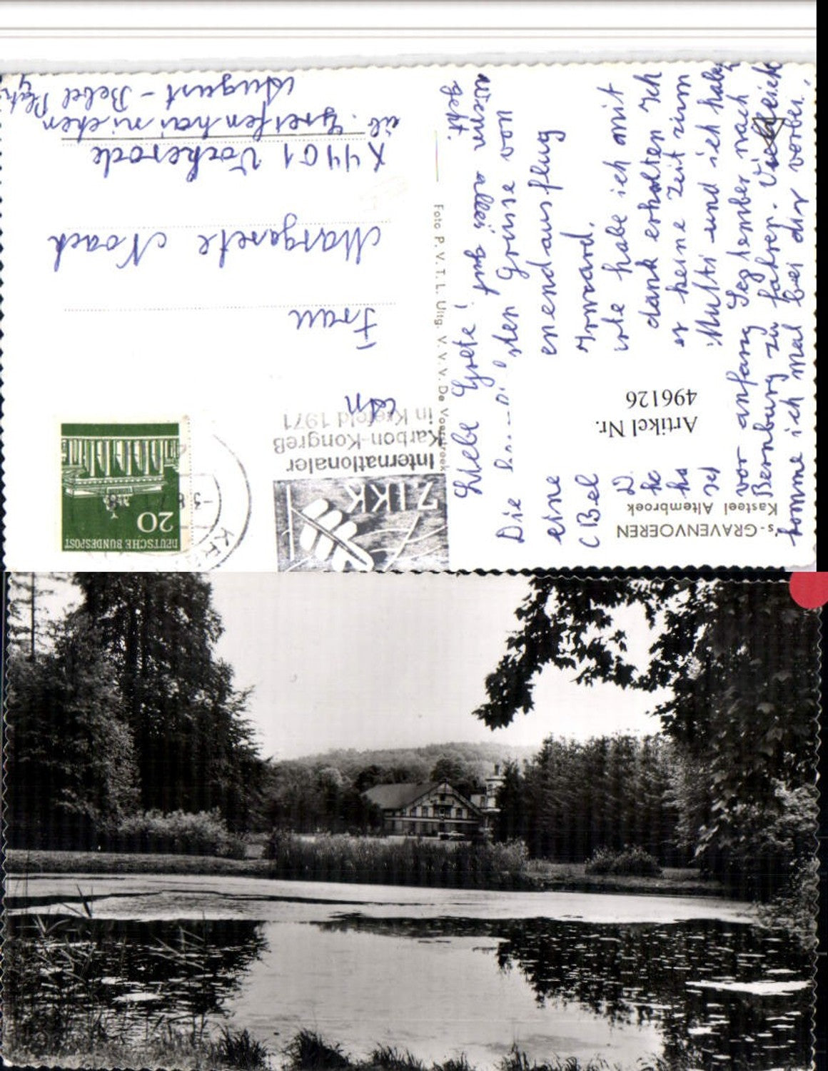 496126,Belgium 's-Gravenvoeren Kasteel Altembroek Schloss Teich