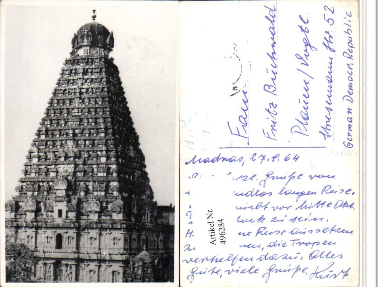 496284,Foto AK India Madras Chennai Tempel