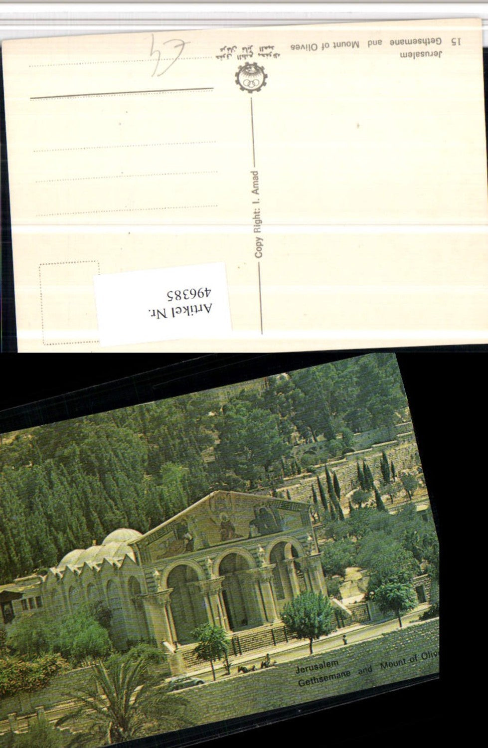 496385,Israel Jerusalem Gethsemane and Mount of Olives Gebäude