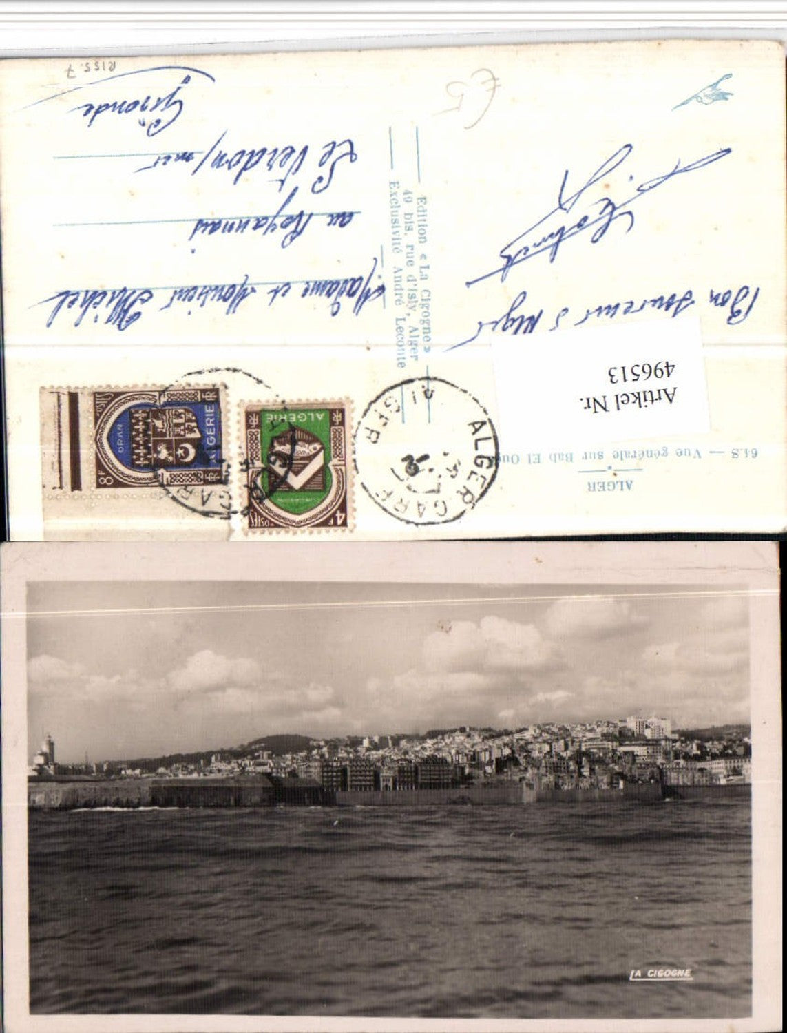 496513,Algeria Alger Algier Vue generale sur Bab El Oued Totale