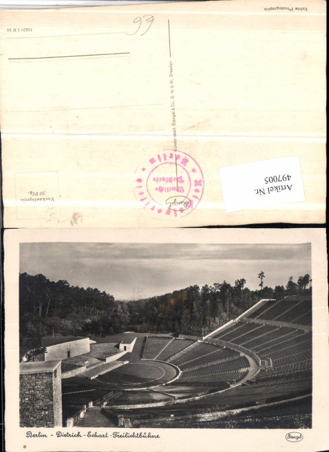 497005,Berlin Dietrich-Eckart-Freilichtbühne pub Stengel & Co