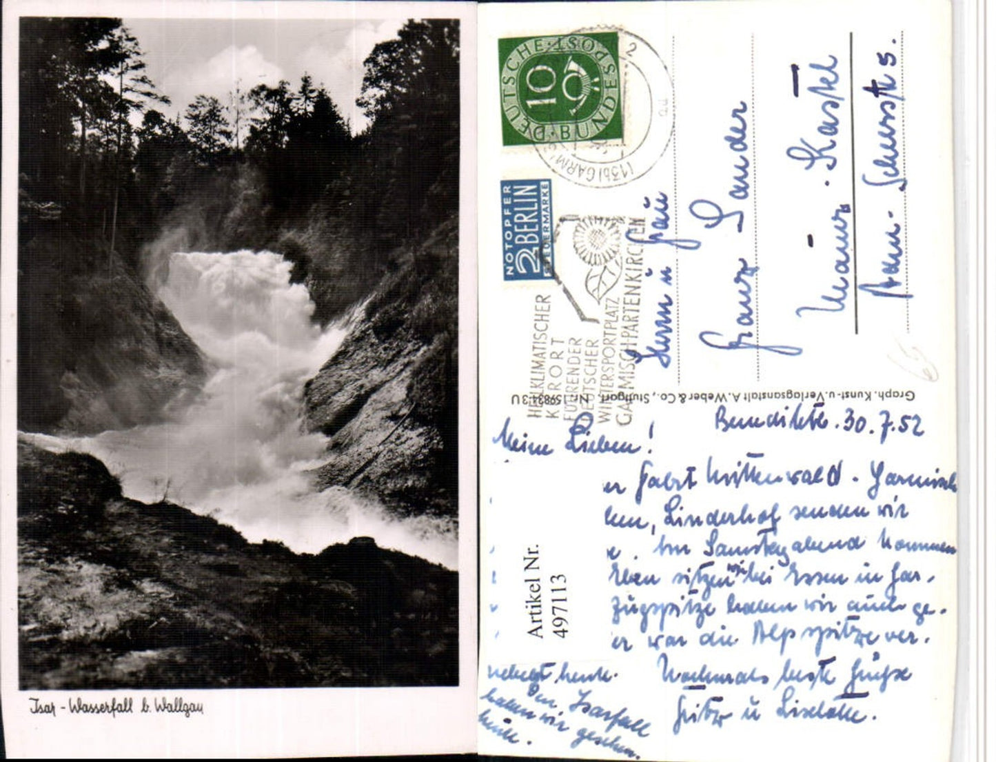 497113,Isar Wasserfall b. Wallgau