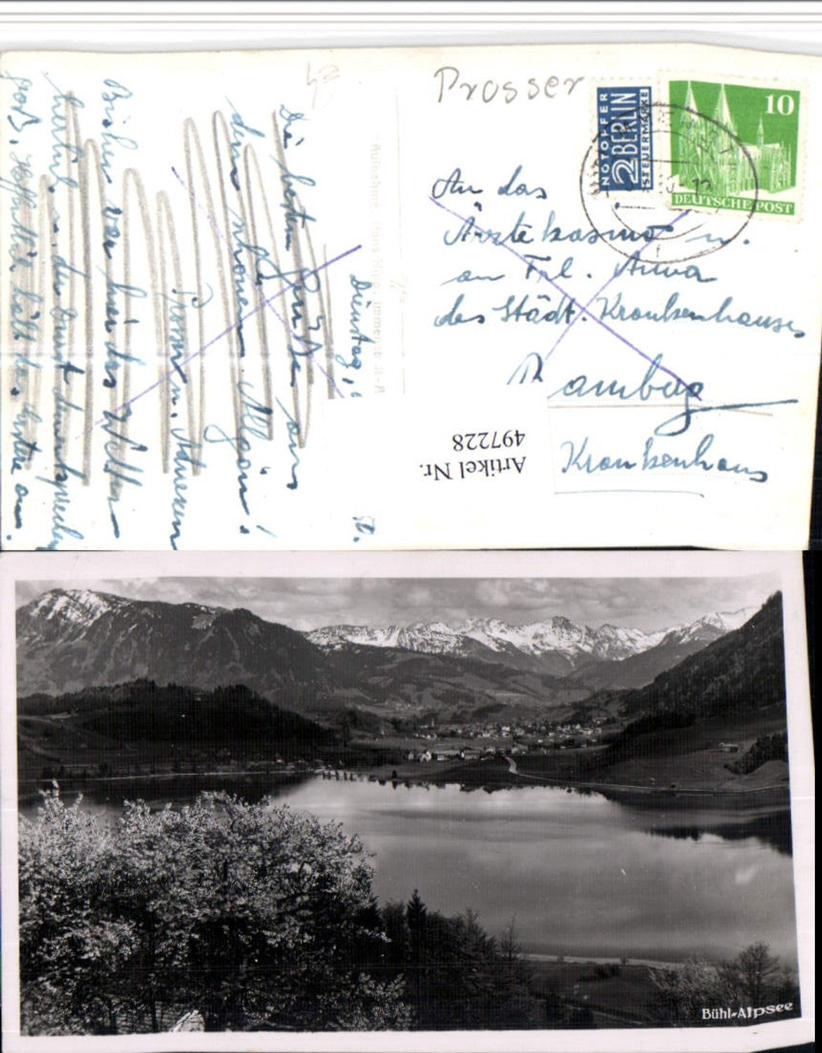 497228,Bühl Alpsee See b. Immenstadt Bergkulisse