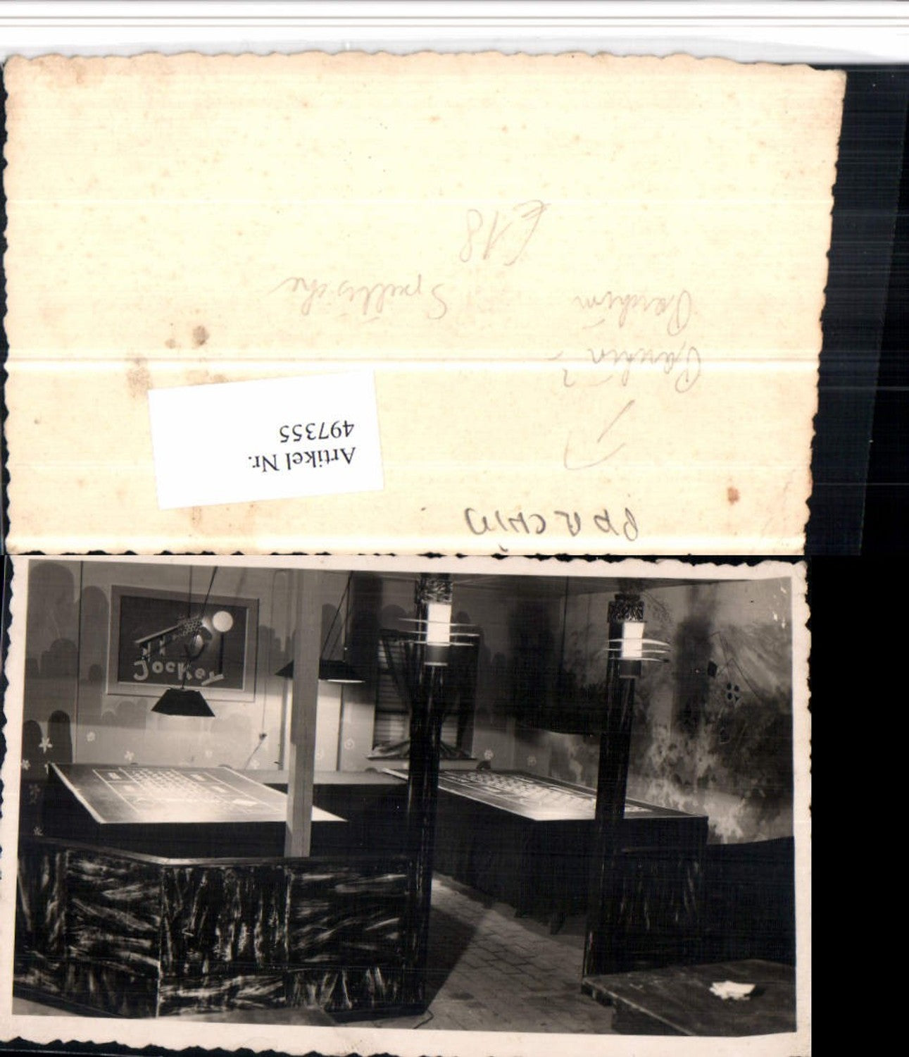 497355,Foto AK Parchim Spieltische Roulette